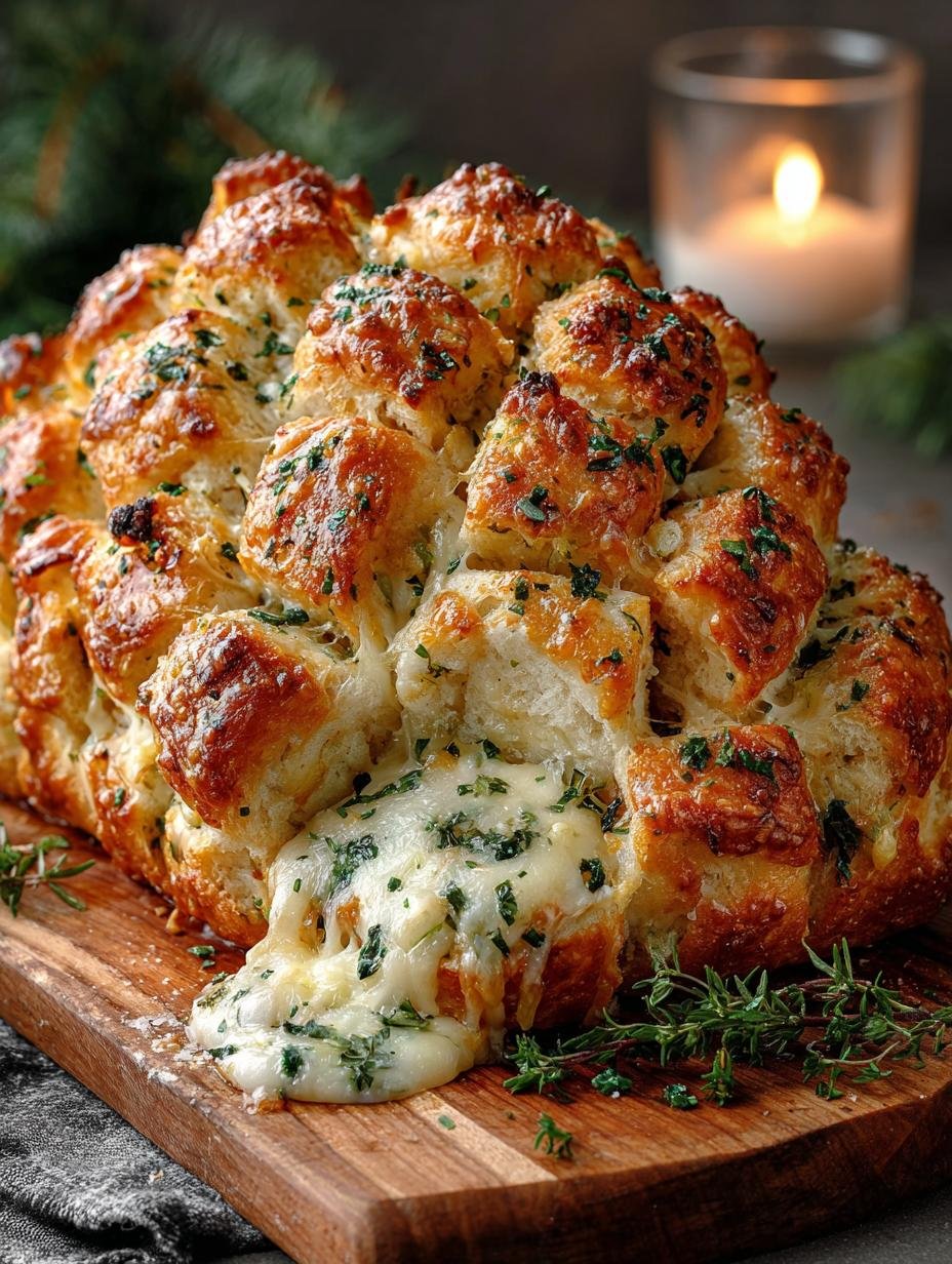 Cheesy Garlic Pull Apart: 5 Festive Rolls for Everyone 1 Cheesy Garlic Pull Apart: 5 Festive Rolls for Everyone - Cheesy Garlic Pull Apart - main visual representation