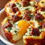 Cheesy Sausage Egg Breakfast