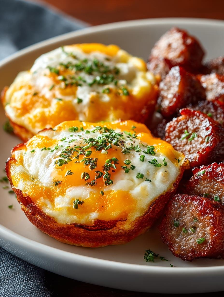 Cheesy Sausage Egg Breakfast Bites for a Delicious Start - Cheesy Sausage Egg Breakfast - additional detail