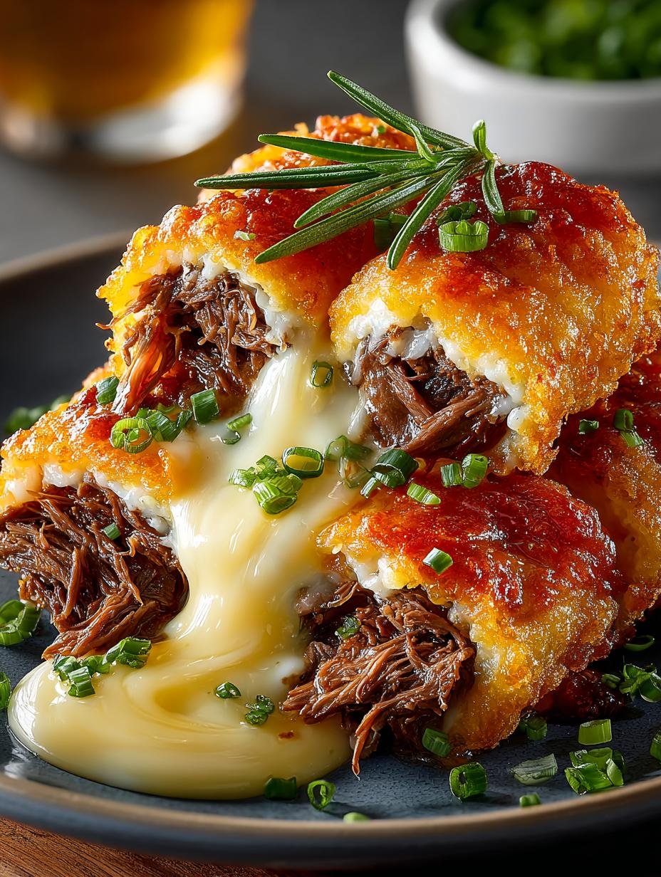 Cheesy Shredded Beef Crunch Rolls: Ultimate Snack Delight - Cheesy Shredded Beef Crunch - additional detail