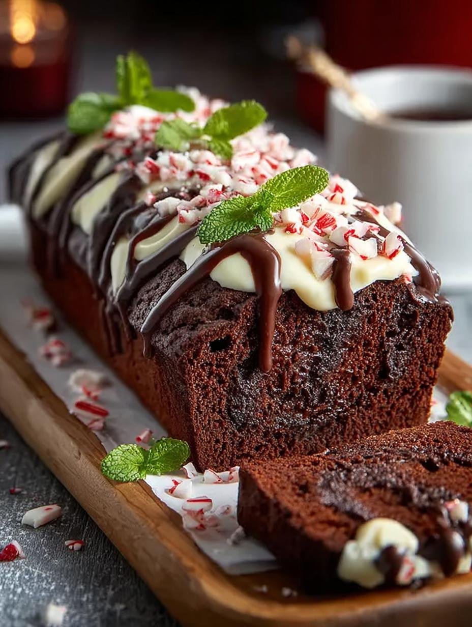 Chocolate Peppermint Loaf