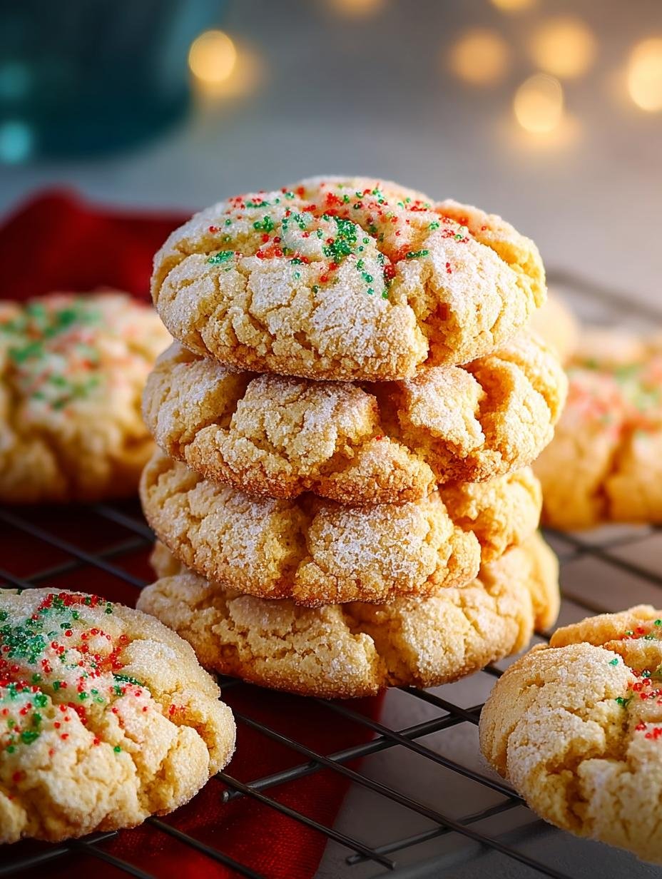 Irresistible Christmas Gooey Butter Cookies Recipe - Christmas Gooey Butter Cookies - main visual representation