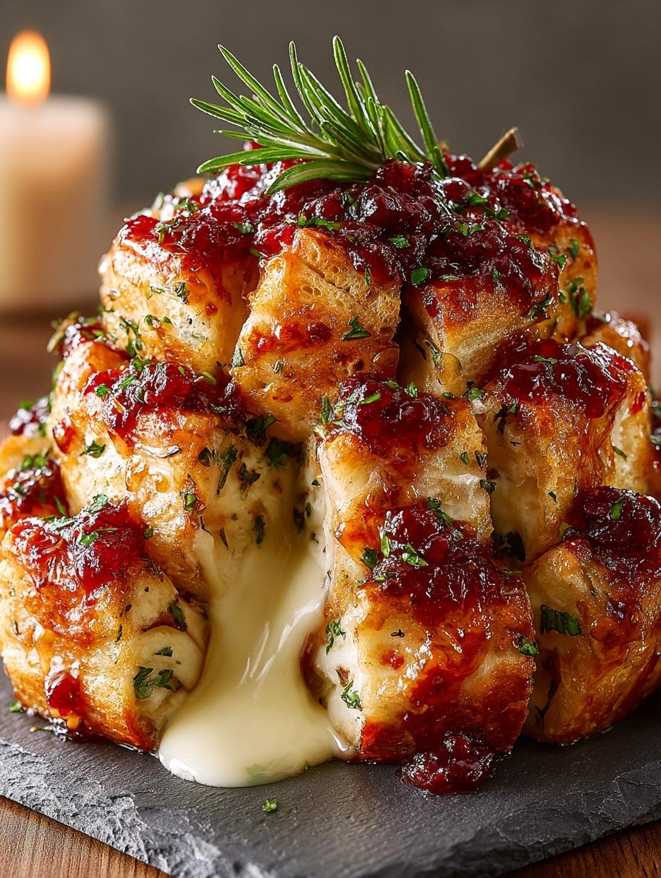 Cranberry Brie Pull Apart: 5 Festive Flavors to Savor - Cranberry Brie Pull Apart - additional detail