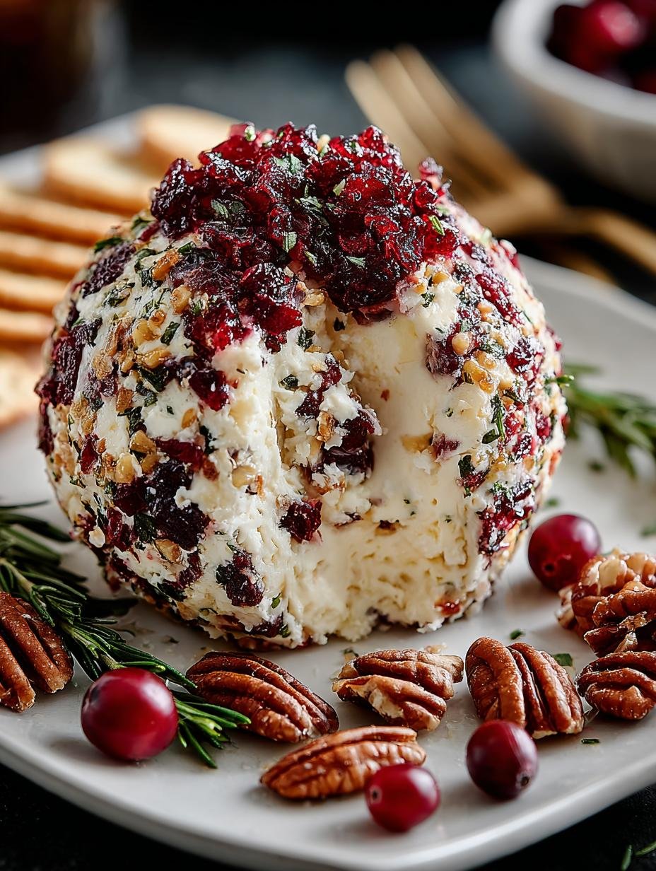 Cranberry Pecan Cheese Ball