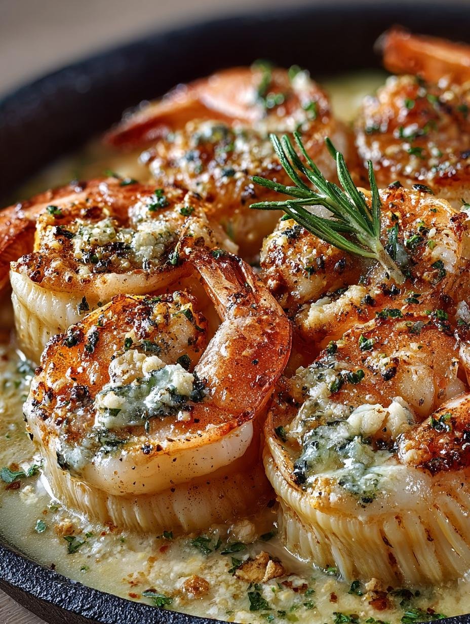Creamy Garlic Shrimp Stuffed