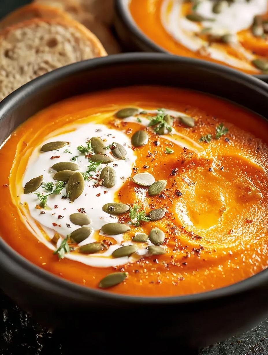 Creamy Roasted Pumpkin Soup: 5 Steps to Cozy Comfort 1 Creamy Roasted Pumpkin Soup: 5 Steps to Cozy Comfort - Creamy Roasted Pumpkin Soup - main visual representation