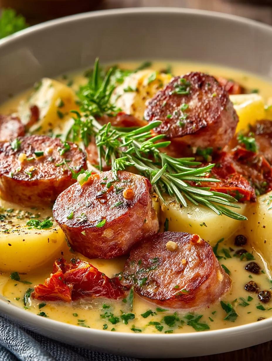Creamy Smoked Kielbasa Potato: 35-Minute Comfort Dish - Creamy Smoked Kielbasa Potato - main visual representation