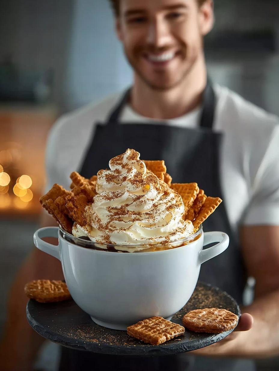 Delicious Gingerbread Cookie Dip Holiday Treat - Gingerbread Cookie Dip Holiday - additional detail