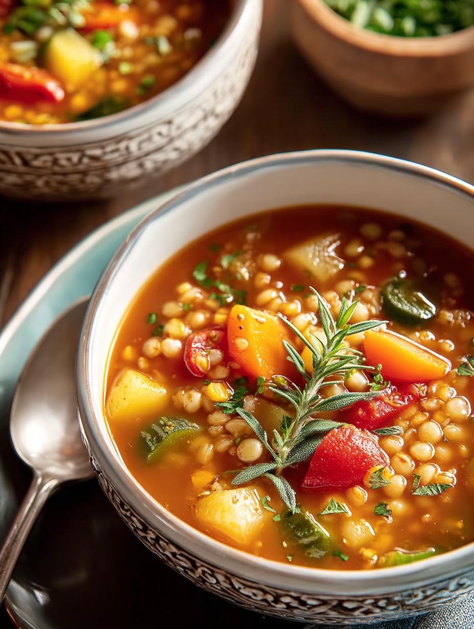Hearty Vegetable Barley Soup: 6 Cozy Ingredients 1 Hearty Vegetable Barley Soup: 6 Cozy Ingredients - Hearty Vegetable Barley Soup - main visual representation