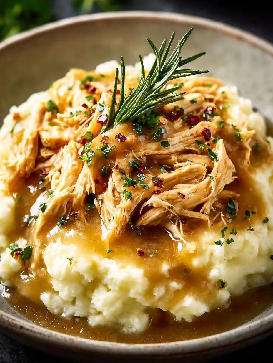 Ingredient Shredded Chicken Gravy: 3 Simple Steps to Comfort 2 Ingredient Shredded Chicken Gravy: 3 Simple Steps to Comfort - Ingredient Shredded Chicken Gravy - additional detail