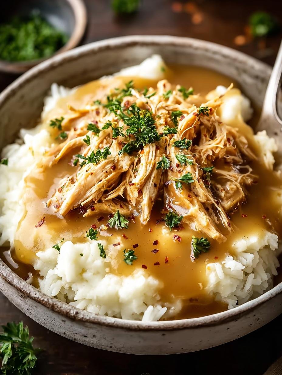 Ingredient Shredded Chicken Gravy