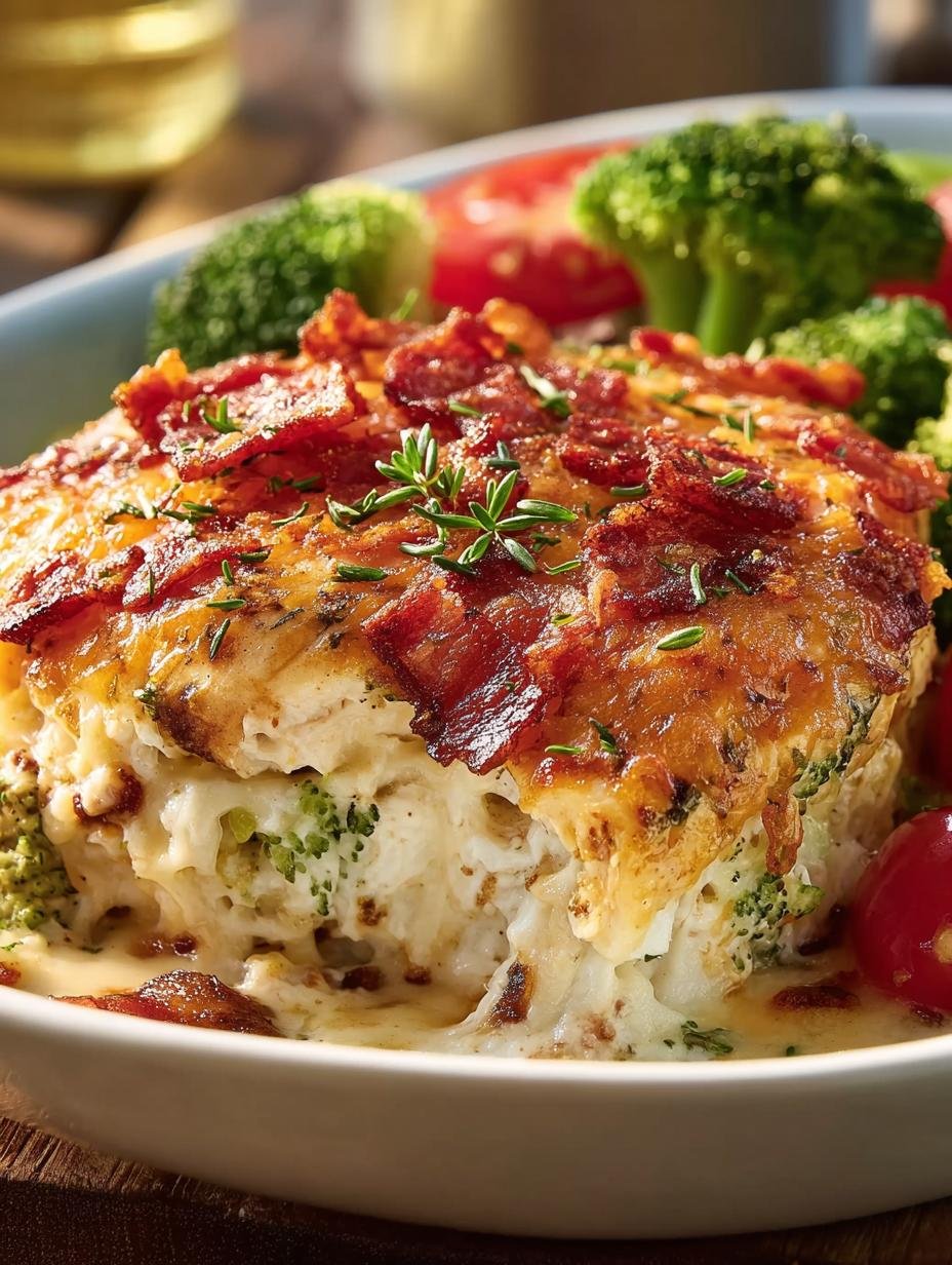 Keto Chicken Bacon Ranch Casserole: 5-Star Comfort Food - Keto Chicken Bacon Ranch - additional detail