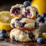 Lemon Blueberry Cheesecake Cookies