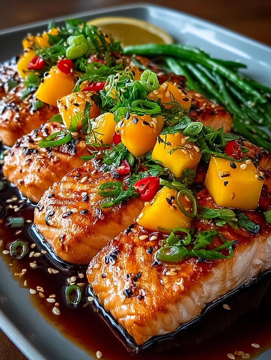 Mango Teriyaki Salmon