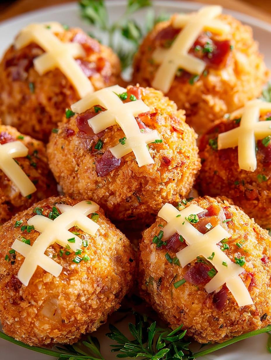 Mini Football Cheese Balls: Delicious Game Day Treats 2 Mini Football Cheese Balls: Delicious Game Day Treats - Mini Football Cheese Balls - additional detail