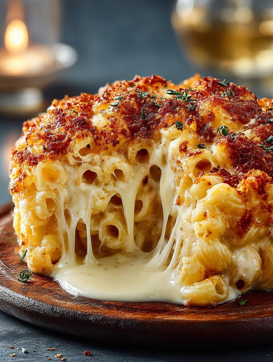 Molten Three Cheese Mac: 7 Indulgent Steps to Delight 1 Molten Three Cheese Mac: 7 Indulgent Steps to Delight - Molten Three Cheese Mac - main visual representation