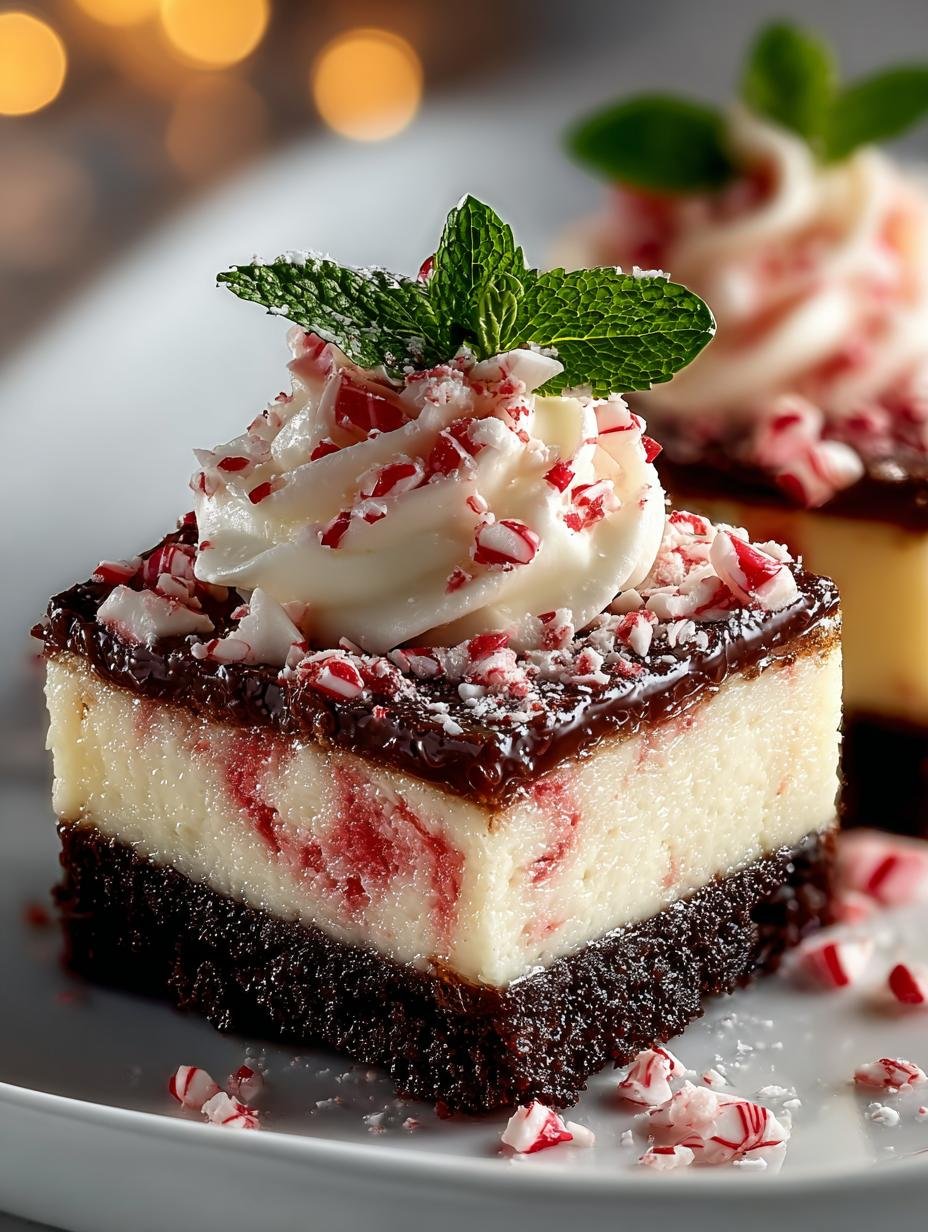 Delicious Peppermint Swirl Cheesecake Bars to Savor - Peppermint Swirl Cheesecake Bars - main visual representation