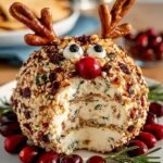 Delicious Reindeer Cheese Ball for Holiday Cheer 3 Reindeer Cheese Ball