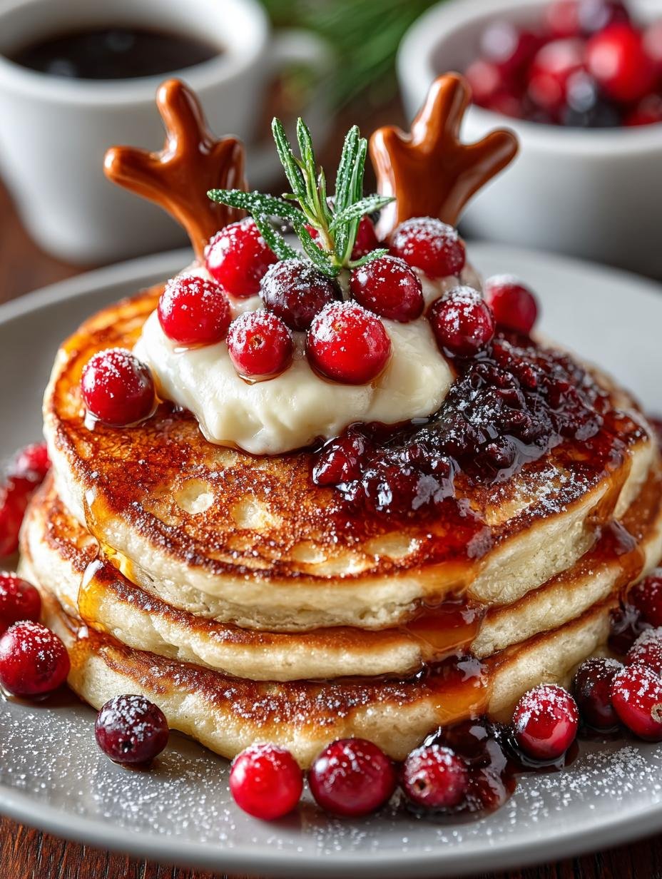 Reindeer Pancake Breakfast Stacks for a Magical Morning 1 Reindeer Pancake Breakfast Stacks for a Magical Morning - Reindeer Pancake Breakfast Stacks - main visual representation