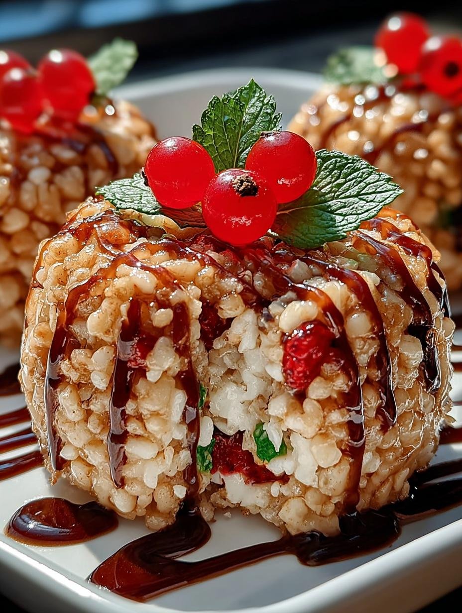 Rice Krispie Christmas Puds