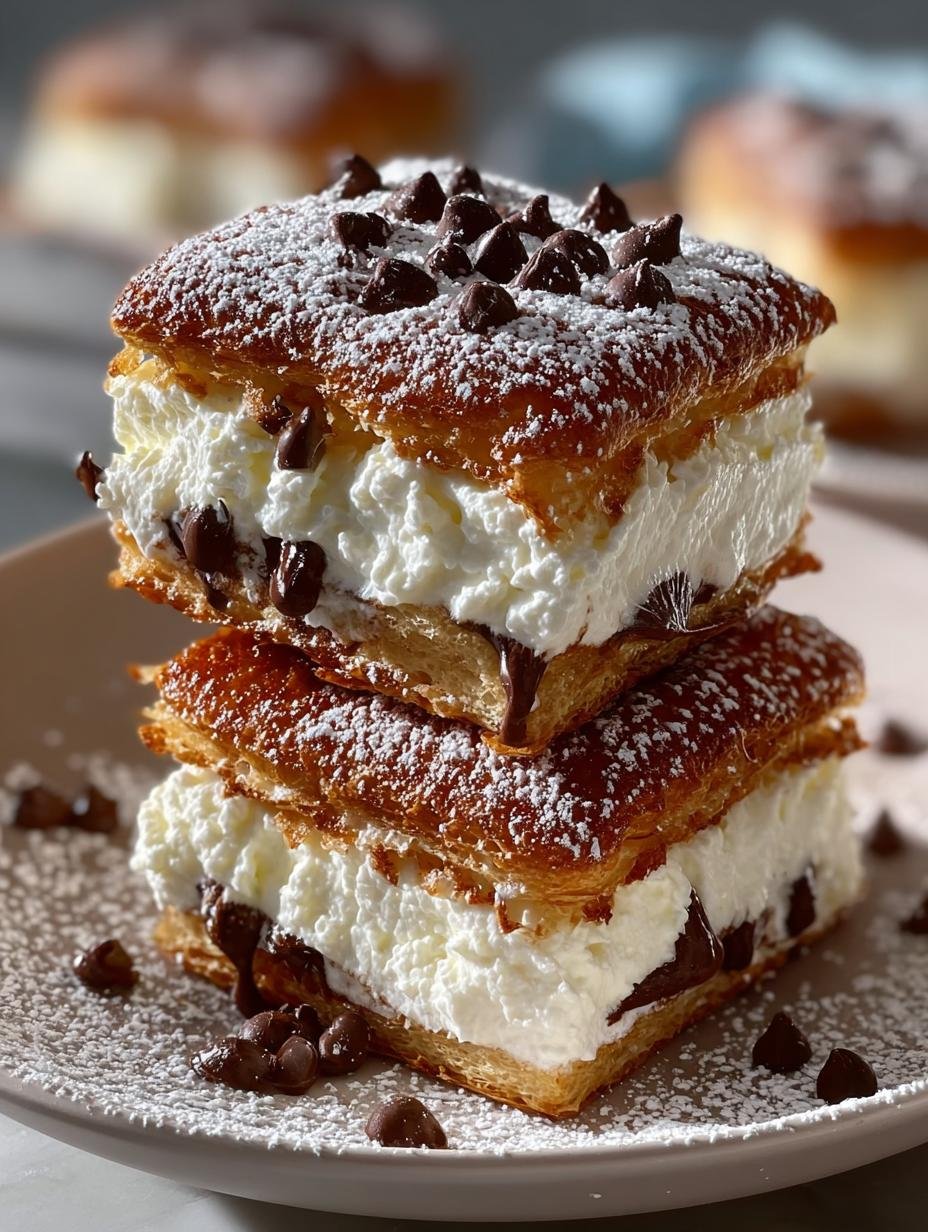 Ricotta Cannoli Squares: 5 Irresistible Layers of Delight - Ricotta Cannoli Squares - main visual representation