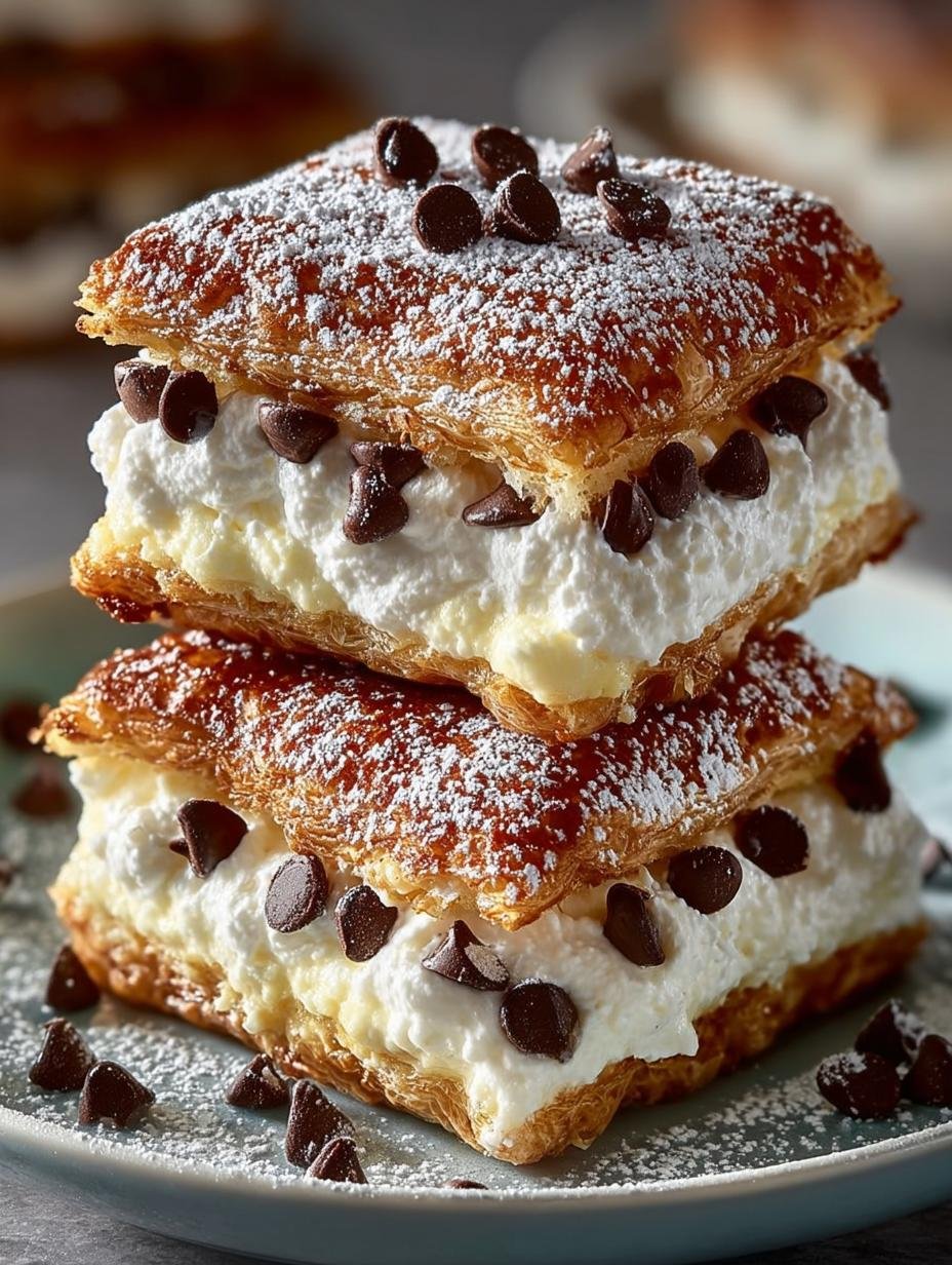 Ricotta Cannoli Squares