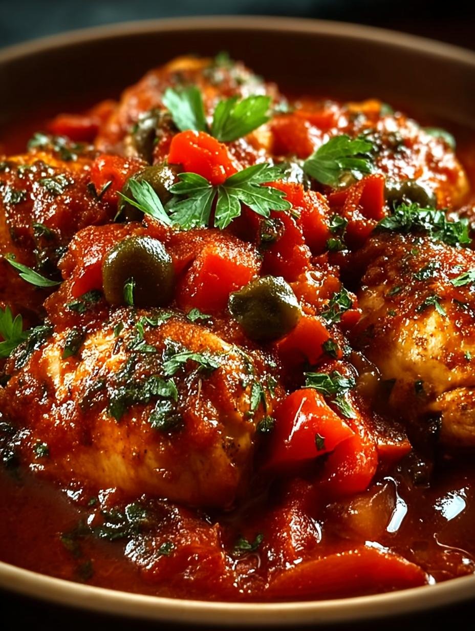 Slow Cooker Chicken Cacciatore