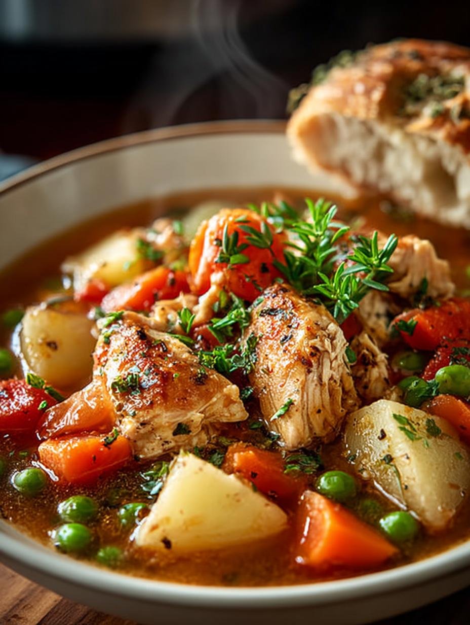 Slow Cooker Chicken Stew: 5 Hearty Comfort Food Recipes - Slow Cooker Chicken Stew - main visual representation