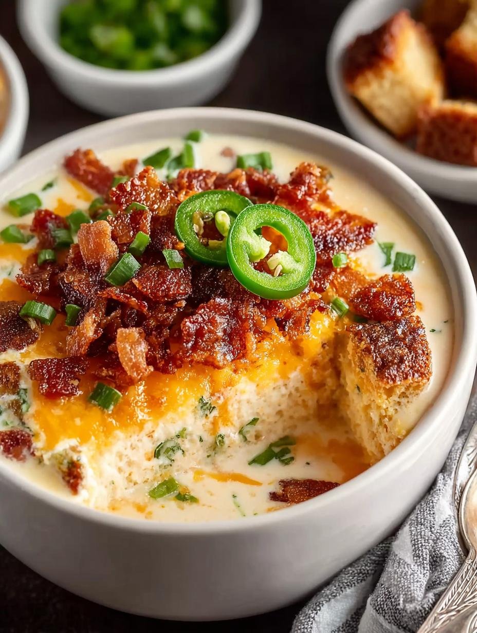 Slow Cooker Creamy Jalapeno Popper Soup Delight 2 Slow Cooker Creamy Jalapeno Popper Soup Delight - Slow Cooker Creamy Jalapeno - additional detail