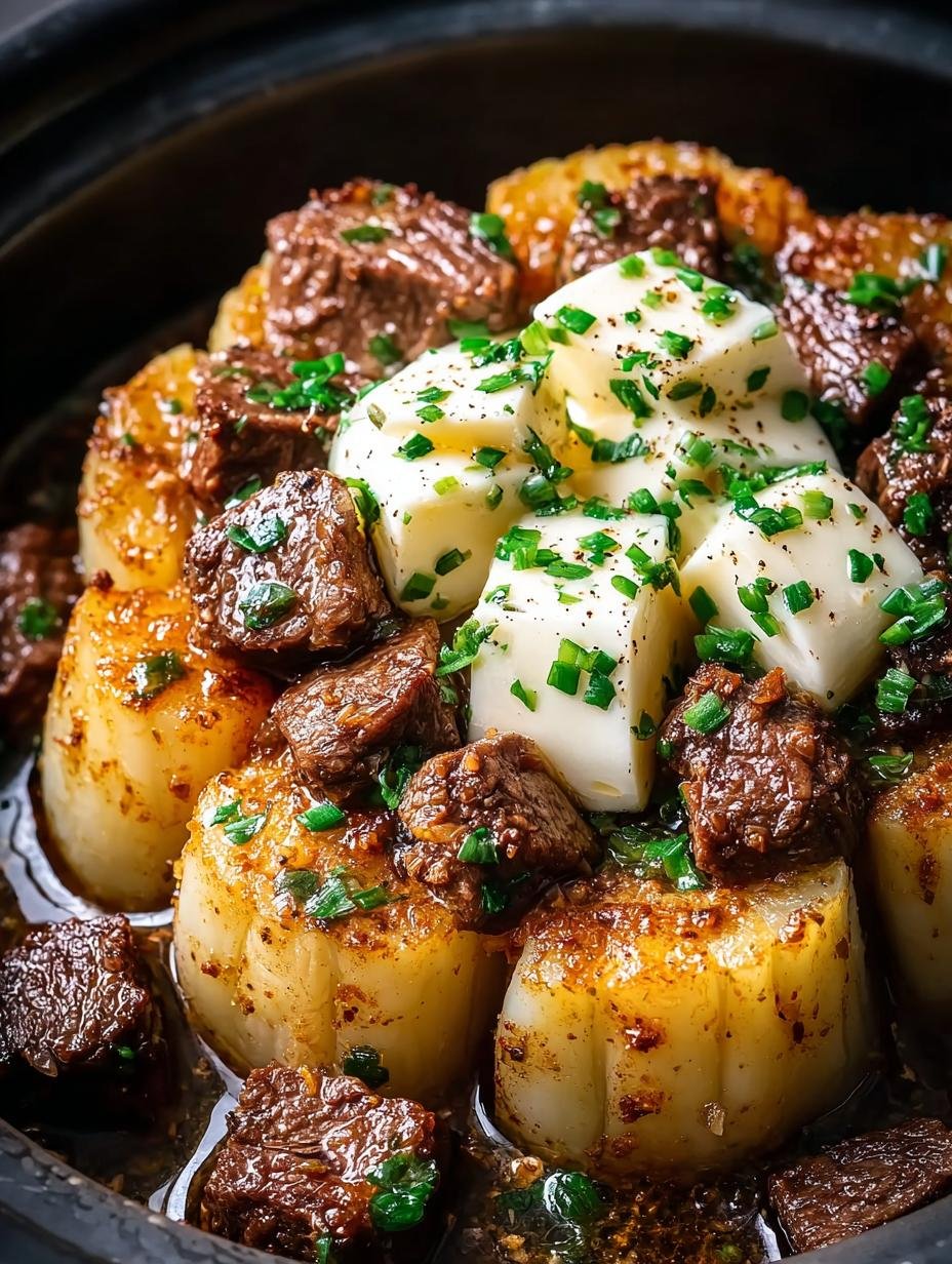 Slow Cooker Garlic Butter