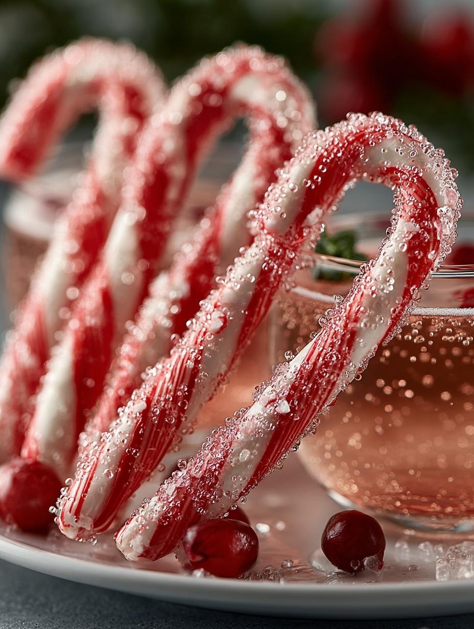 Sparkling Candy Cane Holiday Fizz: 4 Festive Sips 2 Sparkling Candy Cane Holiday Fizz: 4 Festive Sips - Sparkling Candy Cane Holiday - additional detail