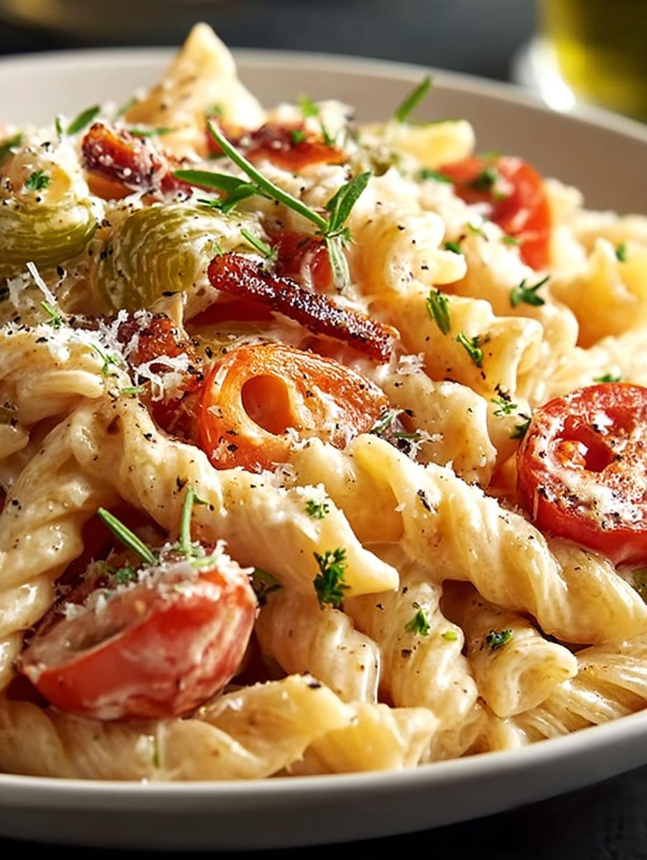 Spicy Creamy Rattlesnake Pasta: 30-Minute Dinner Delight 2 Spicy Creamy Rattlesnake Pasta: 30-Minute Dinner Delight - Spicy Creamy Rattlesnake Pasta - additional detail