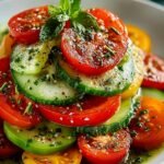 Tomato Cucumber Avocado Salad