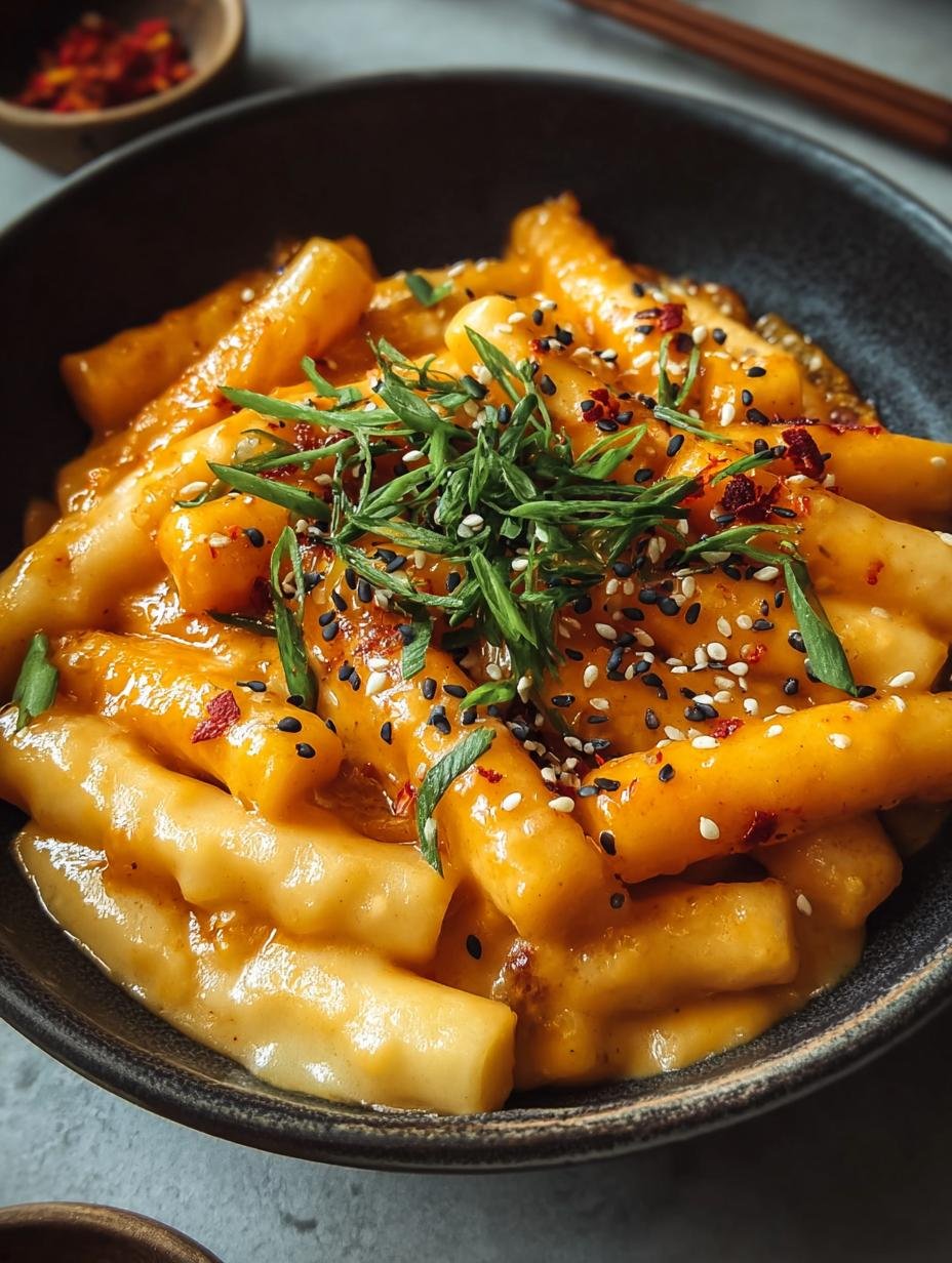 Vegan Cheese Tteokbokki