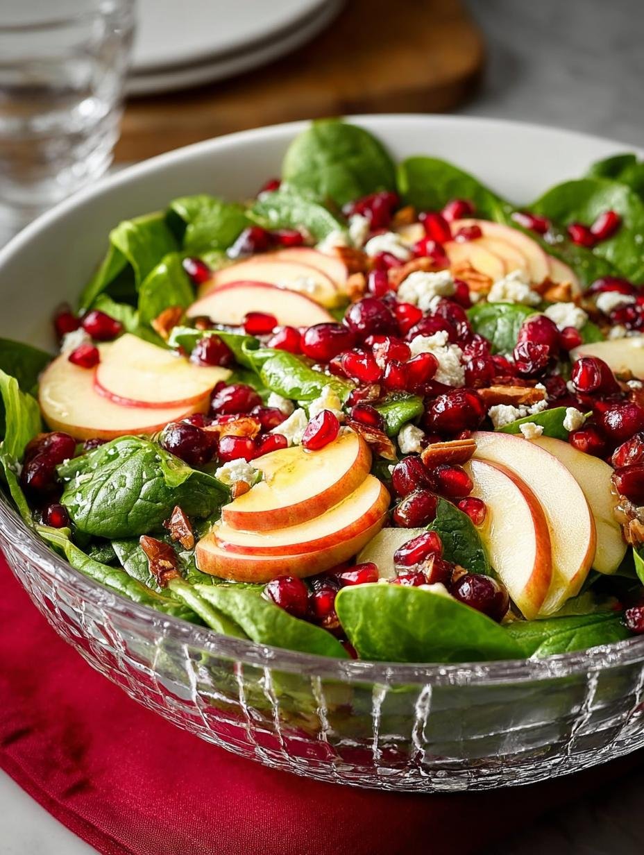 Apple Cranberry Spinach Salad: 5 Reasons to Love It 1 Apple Cranberry Spinach Salad: 5 Reasons to Love It - Apple Cranberry Spinach Salad - main visual representation
