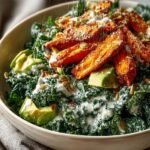 Avocado Kale Caesar Salad