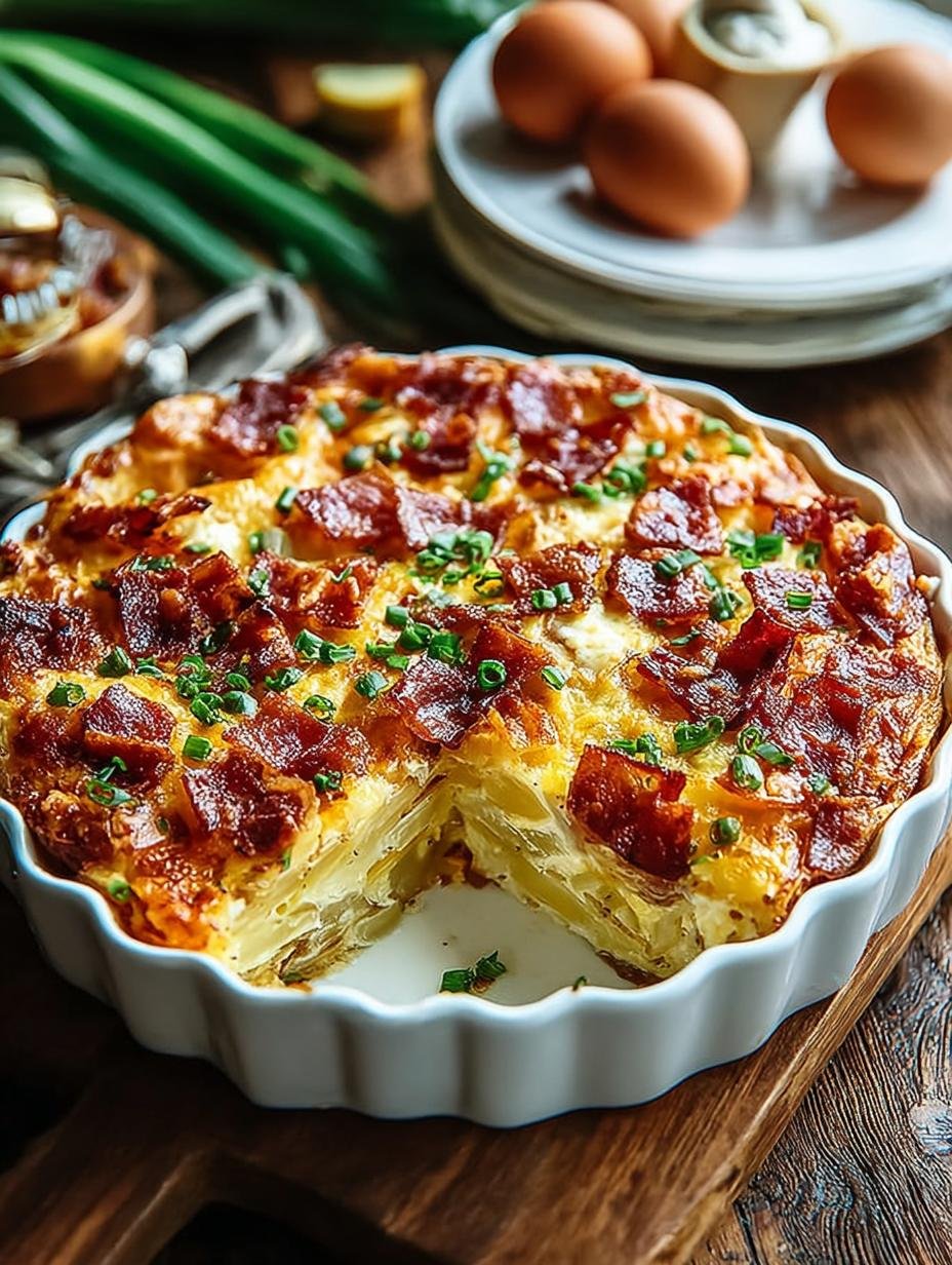 Bacon Potato Egg Casserole: 7 Reasons to Love This Comfort Food - Bacon Potato Egg Casserole - main visual representation
