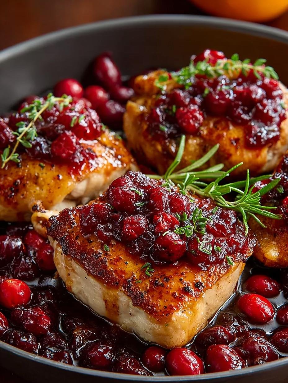 Baked Orange Cranberry Chicken