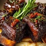 Balsamic Bourbon Short Ribs