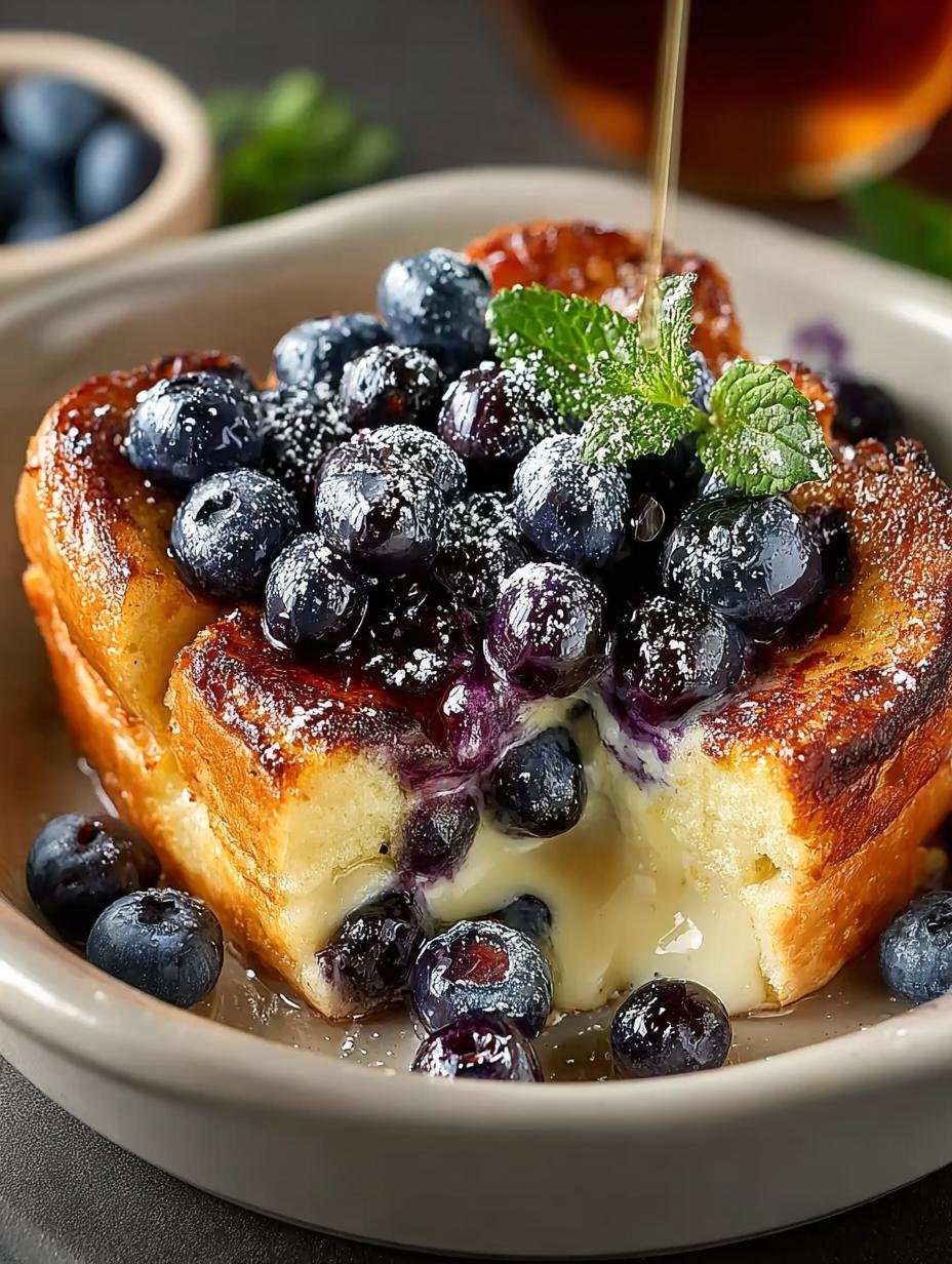 Unbelievable Blueberry French Toast Casserole Recipe - Blueberry French Toast Casserole - additional detail