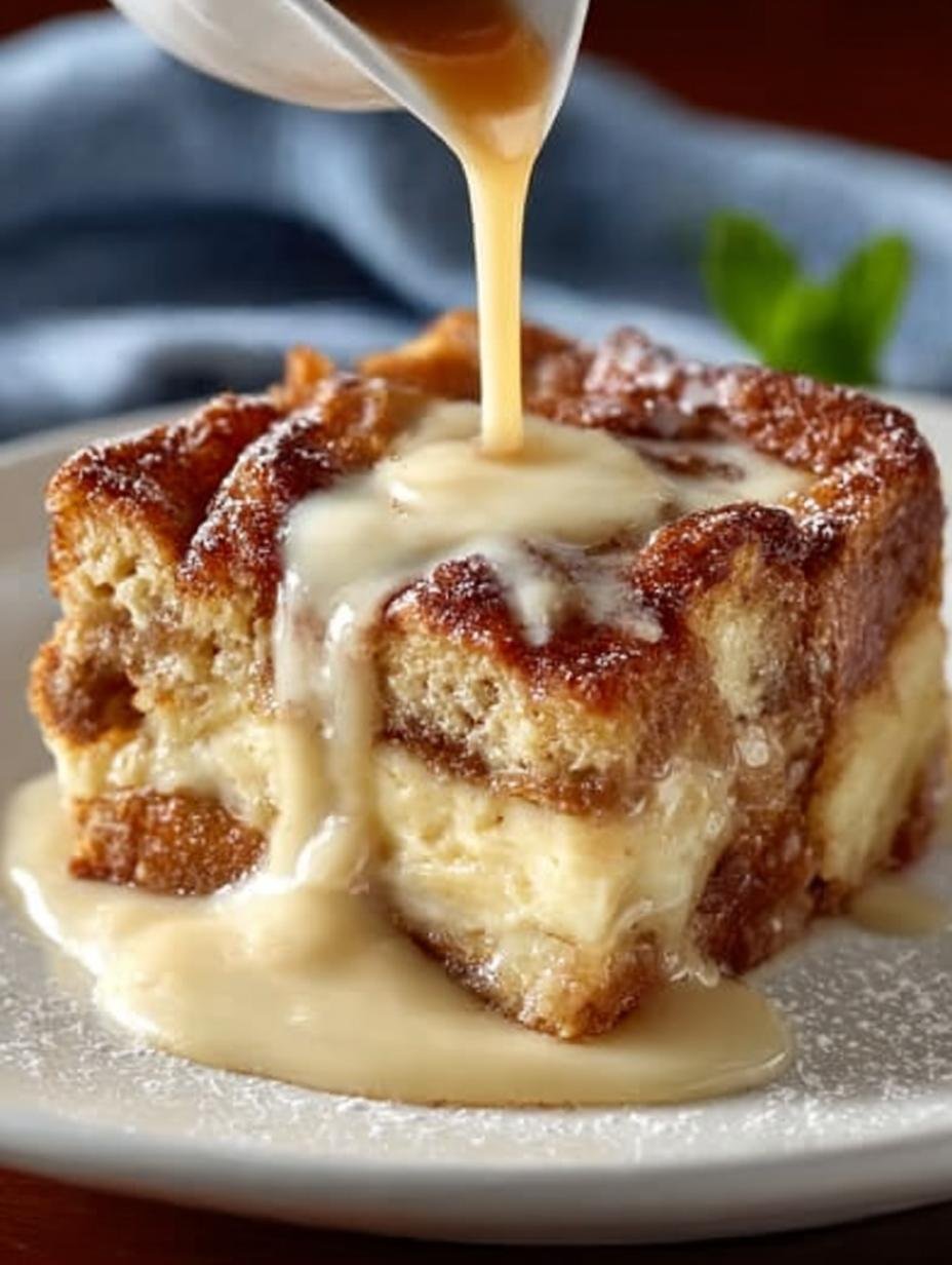 Bread Pudding with Warm Vanilla Sauce: A Comforting Classic - Bread Pudding with Warm - additional detail
