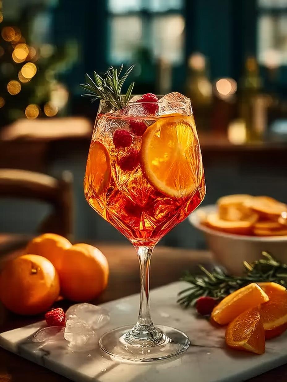 Christmas Aperol Spritz