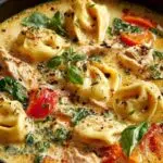 Creamy Chicken Tortellini Soup