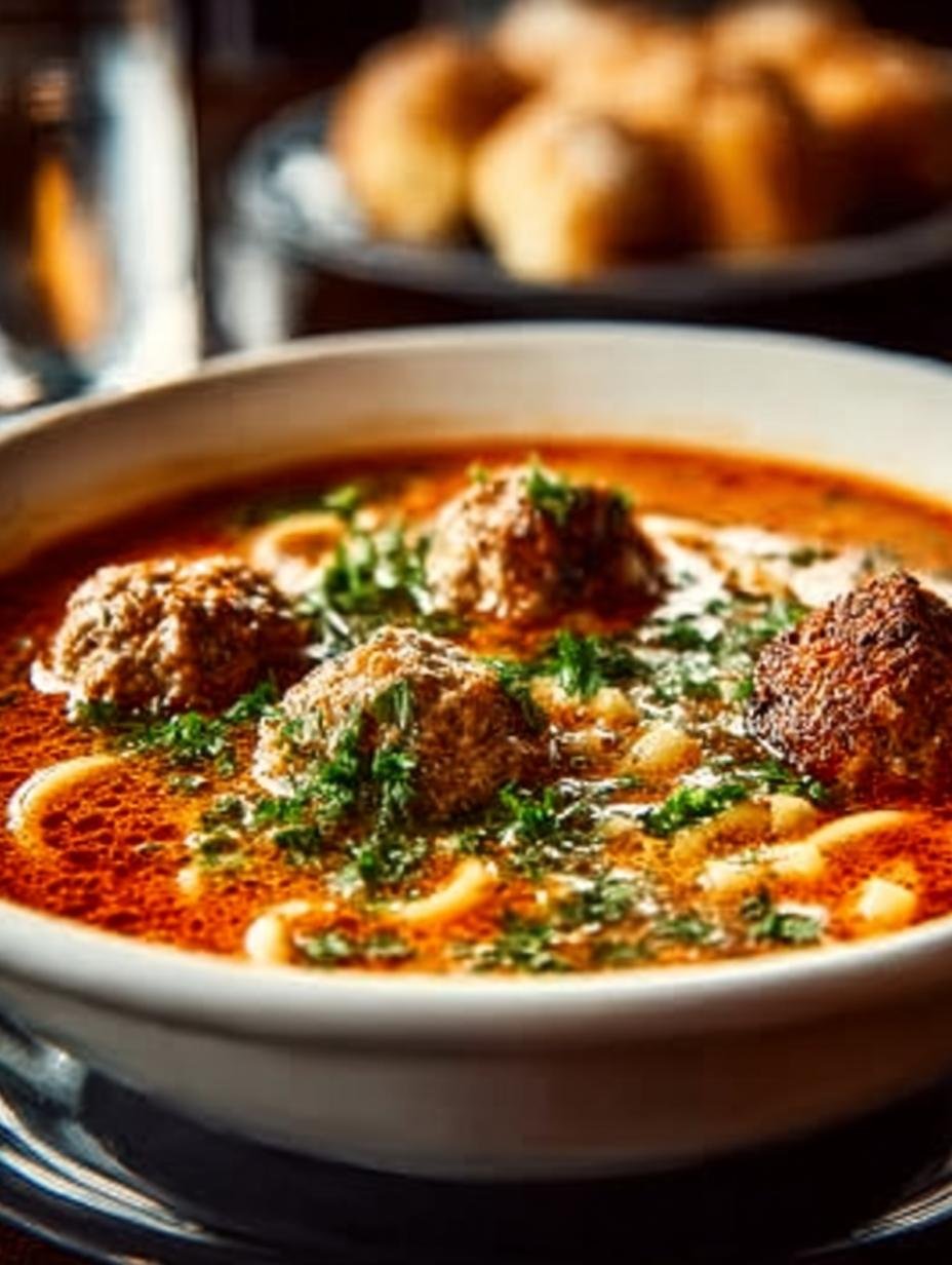 Creamy Italian Meatball Soup