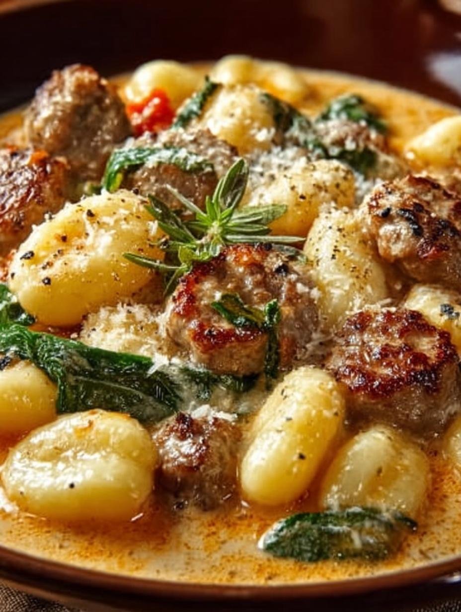 Creamy Italian Sausage Gnocchi