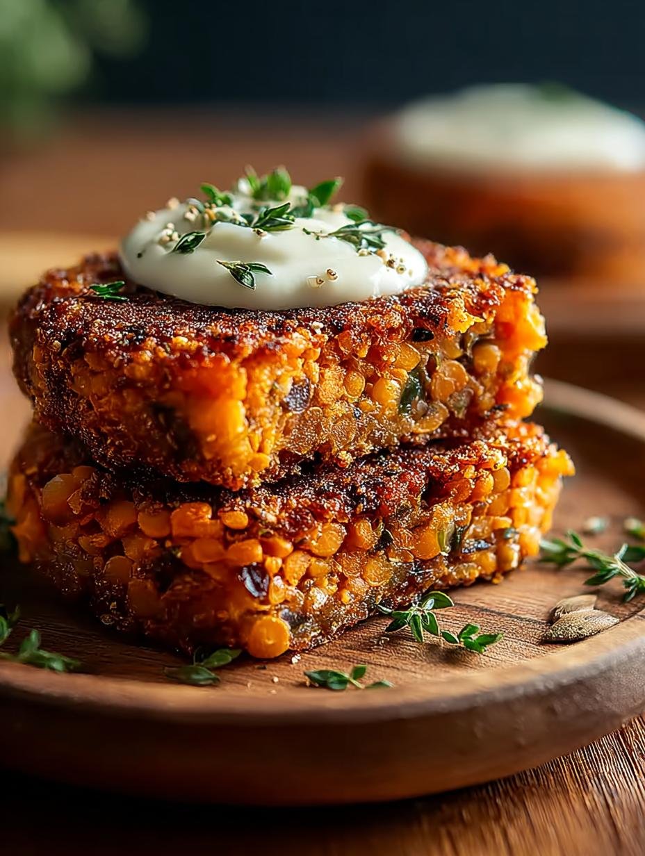 Crispy Sweet Potato Lentil Patties: 5 Easy Steps - Crispy Sweet Potato Lentil - additional detail