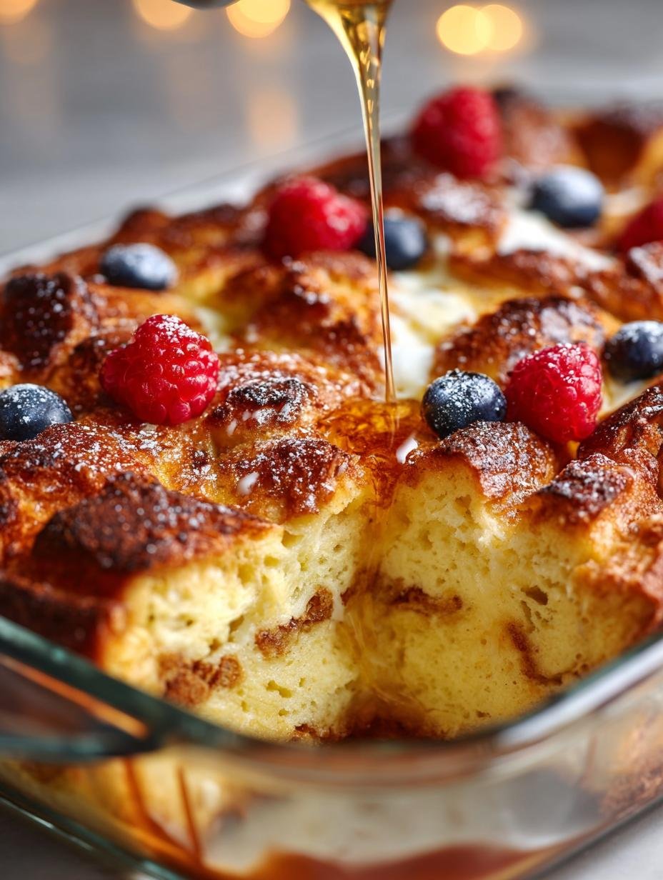 Eggnog French Toast Bake