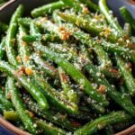 Garlic Parmesan Roasted Green