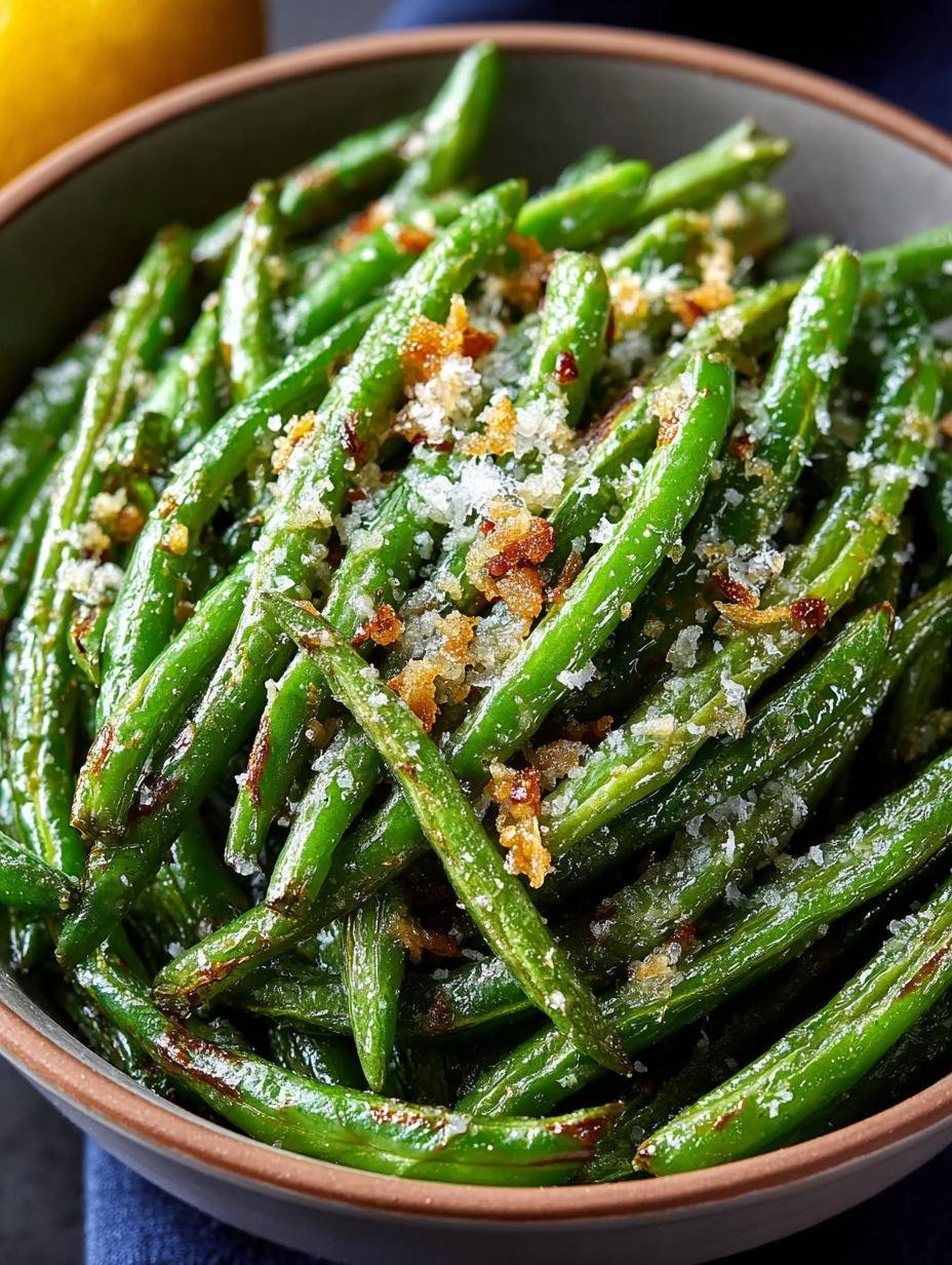 Garlic Parmesan Roasted Green Beans: 5 Crispy Delights - Garlic Parmesan Roasted Green - additional detail