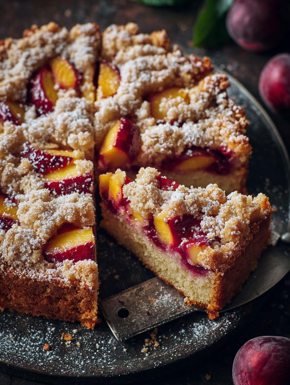 German Plum Cake with Streusel: A Traditional Delight 1 German Plum Cake with Streusel: A Traditional Delight - German Plum Cake with - main visual representation